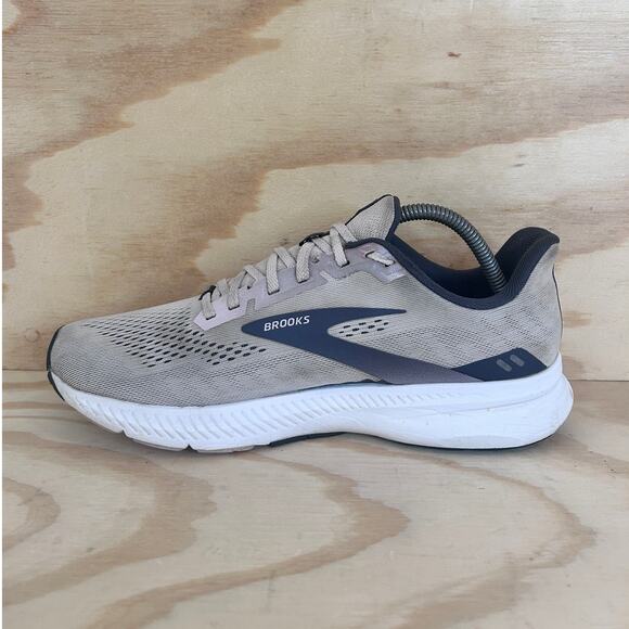 Brooks - Launch 8 - Running Shoes - Gray/Pink - Women's - 11(B) - 1203451B653 - Picture 4 of 9